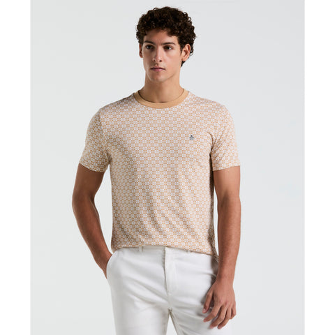 Pete Check Tee (Travertine) 
