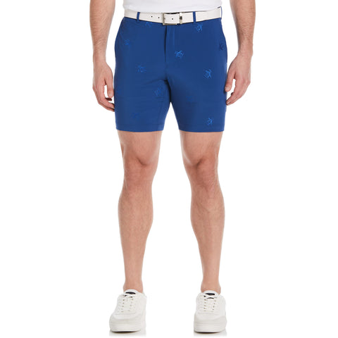 Pete Embroidered Golf Shorts (Limoges) 
