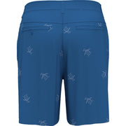 Pete Embroidered Golf Shorts (Mediterranian Blue) 