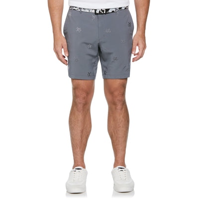 Pete Embroidered Golf Shorts (Quiet Shade) 