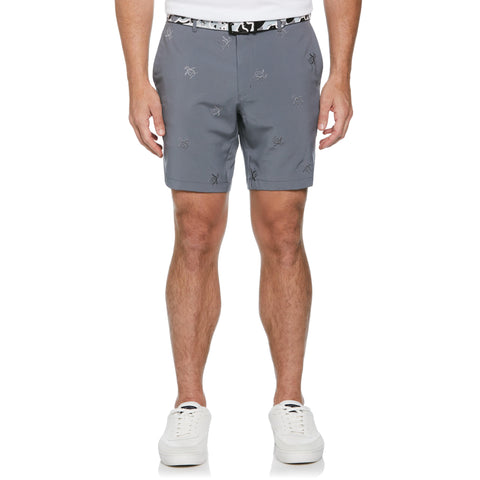 Pete Embroidered Golf Shorts (Quiet Shade) 