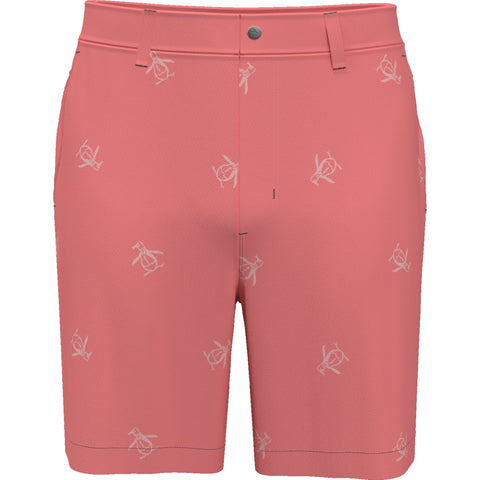 Pete Embroidered Golf Shorts (Strawberry Pink) 