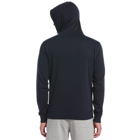 Pete Logo Fleece Hoodie  (Dark Blue) 