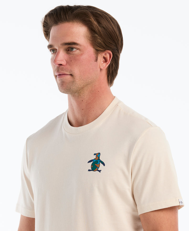 Men's Cotton Graphic Tee with Pete Logo (Birch) 