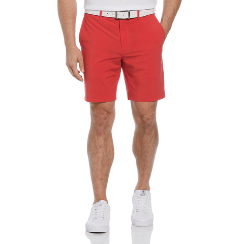 Flat Front Pete Perfomance 8" Golf Shorts (Poinsettia) 