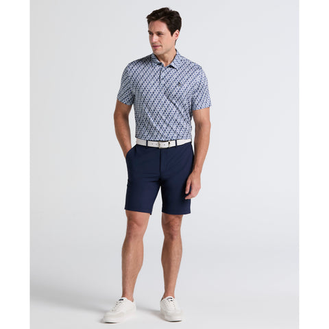 Pete's Batik Cocktail Golf Polo (True Navy) 
