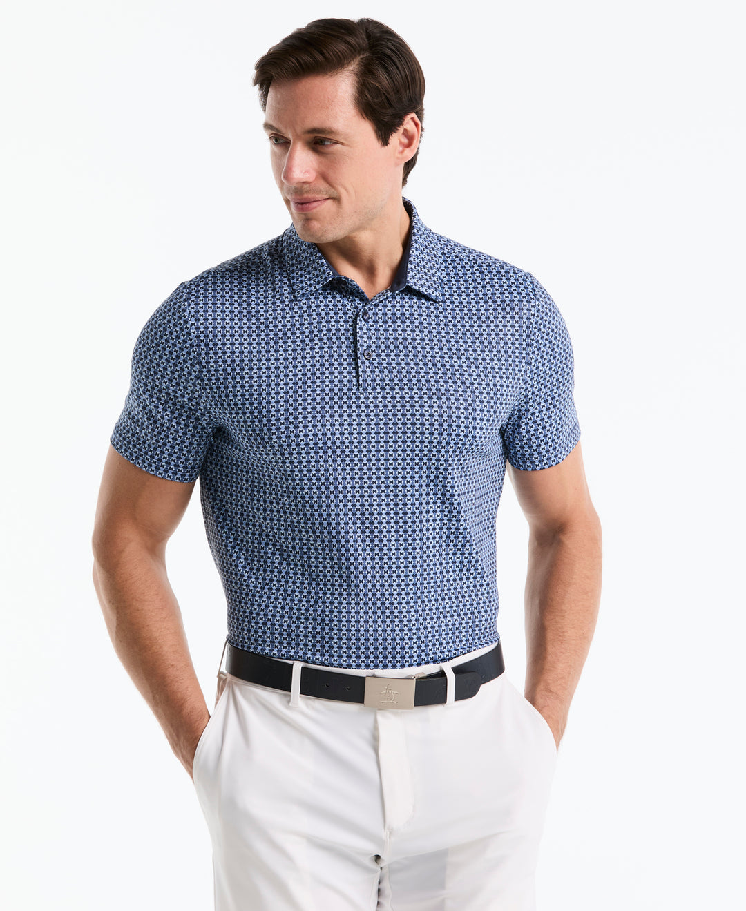 Pete's Bow Tie Golf Polo-Golf Polos-Bright White-XS-Original Penguin