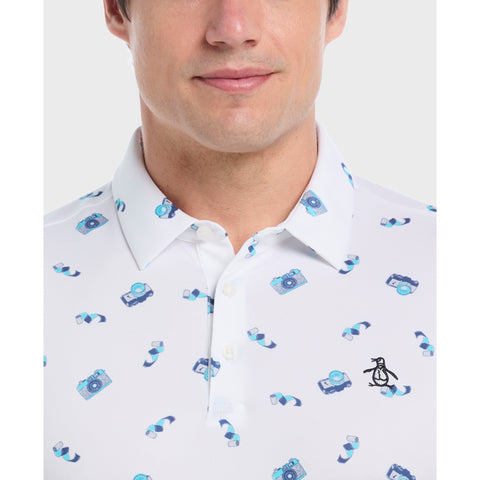 Pete's Camera Golf Polo-Golf Polos-Original Penguin