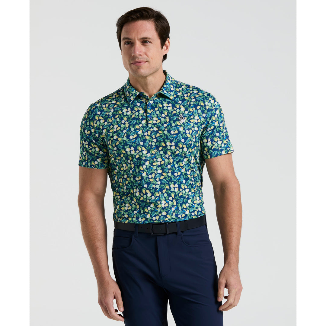 Pete's Coconut Caddy Golf Polo (Galaxy Blue) 