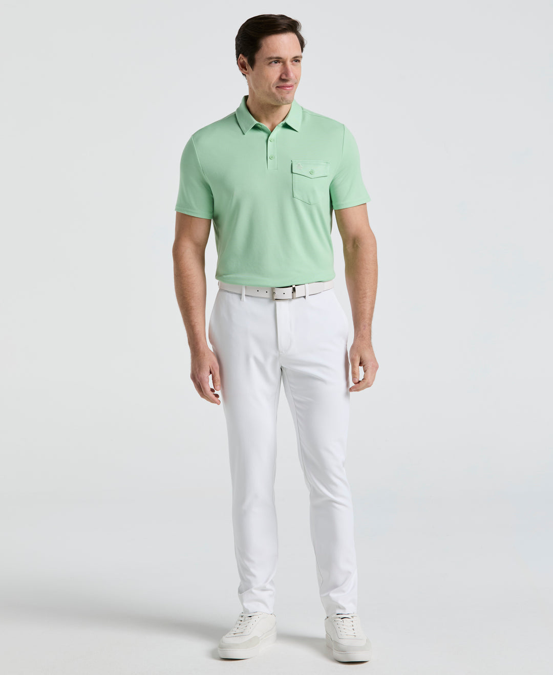 Pete's Fine Line Golf Polo (Sprucestone) 