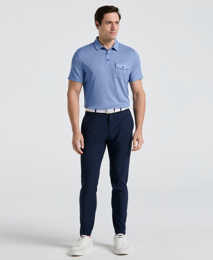 Pete's Fine Line Polo (Galaxy Blue) 