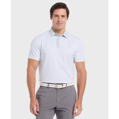 Pete's Geo Color Block Golf Polo-Golf Polos-Bright White-XS-Original Penguin