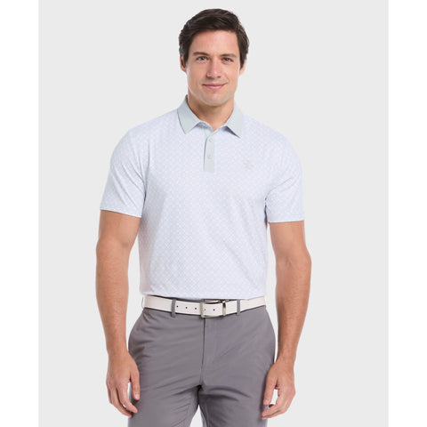 Pete's Geo Color Block Golf Polo-Golf Polos-Bright White-XS-Original Penguin