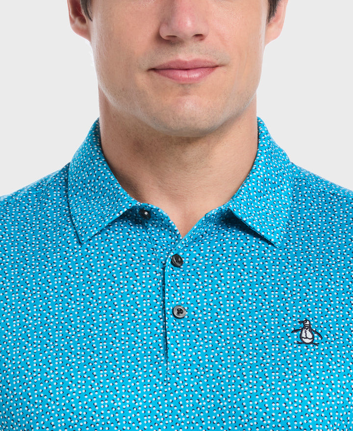 Pete's Golf Ball Golf Polo (Caribbean Sea) 
