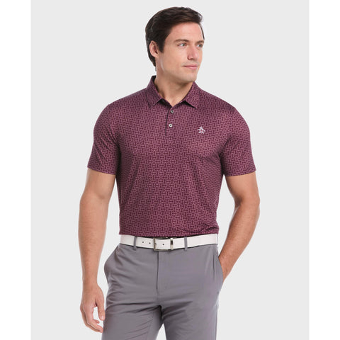 Pete's Heritage Golf Polo-Golf Polos-Mauve Wine-S-Original Penguin