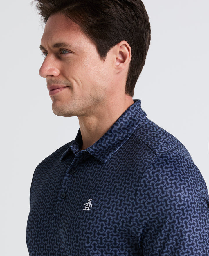 Pete's Heritage Golf Polo (Black Iris) 