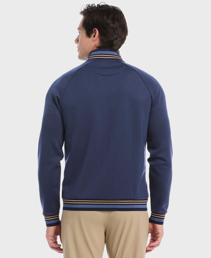 Pete's Original Knit Track Jacket (Black Iris Bijou Hthr) 