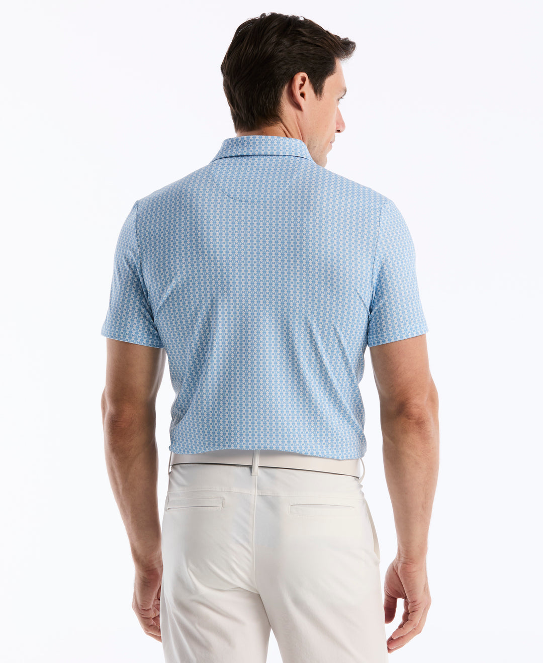 Pete's Bow Tie Print Polo (Blissful Blue) 