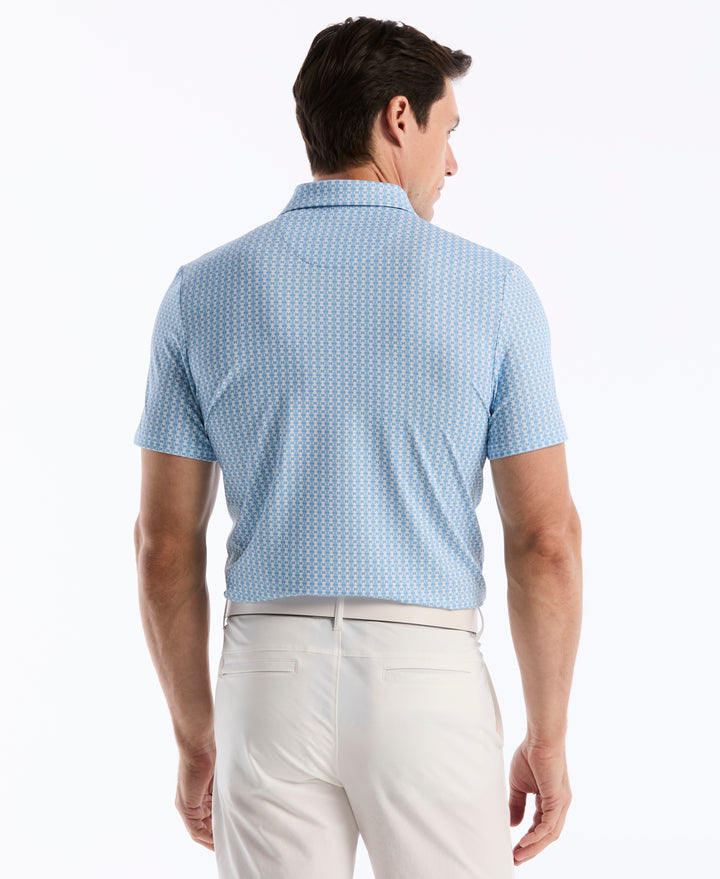 Pete's Bow Tie Print Polo (Blissful Blue) 