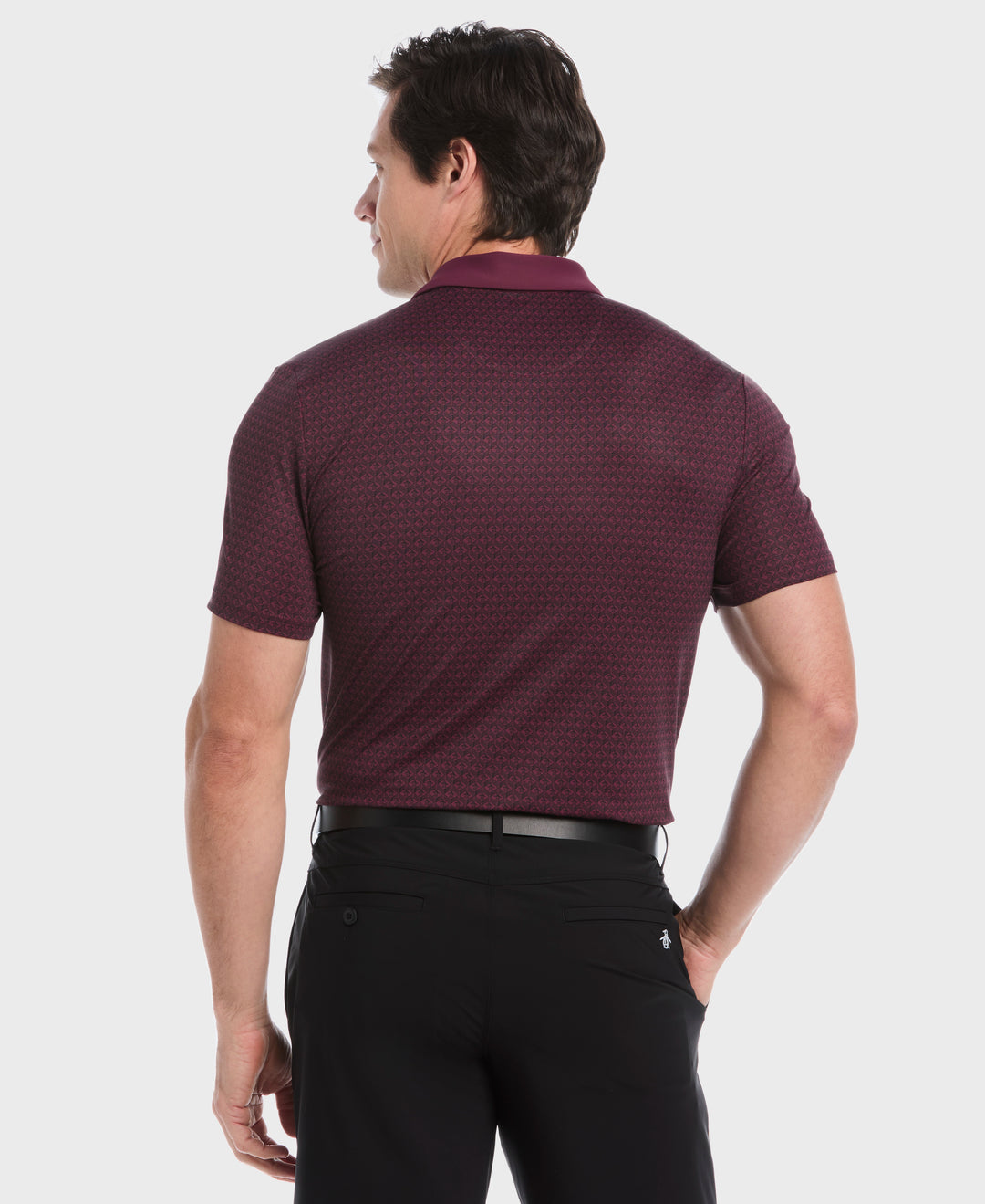Pete's Tee Time Golf Polo (Mauve Wine) 