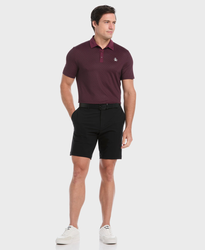 Pete's Tee Time Golf Polo (Mauve Wine) 