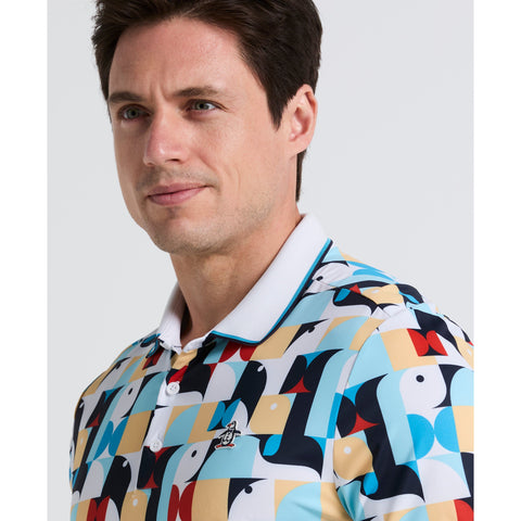 Pete's Roadmap Golf Polo-Golf Polos-Original Penguin