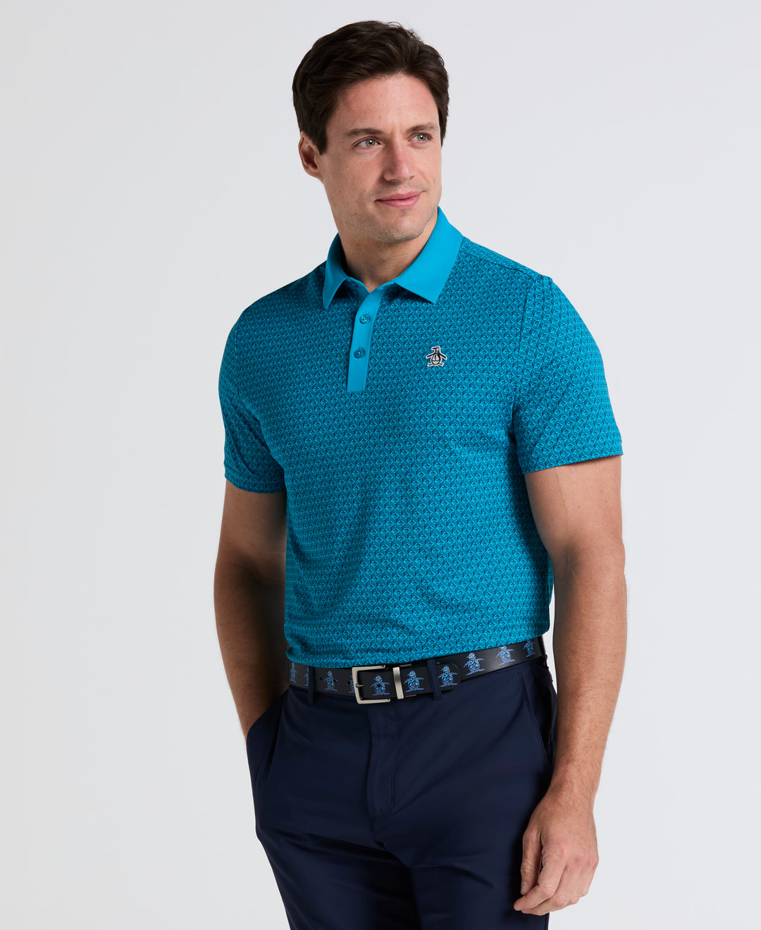 Pete's Tee Time Golf Polo (Caribbean Sea) 