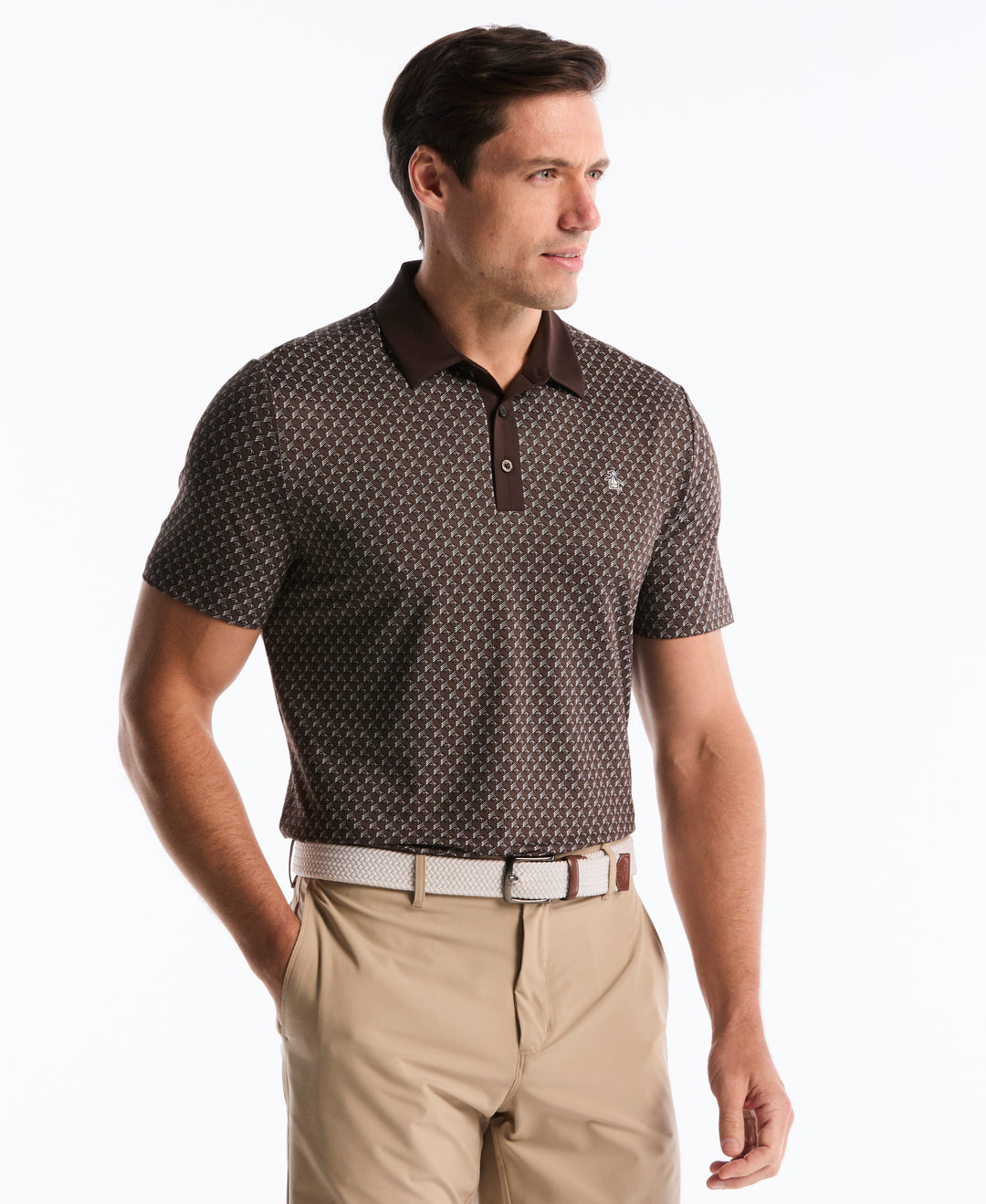Pete's Tee Time Golf Polo (Chocolate Torte) 
