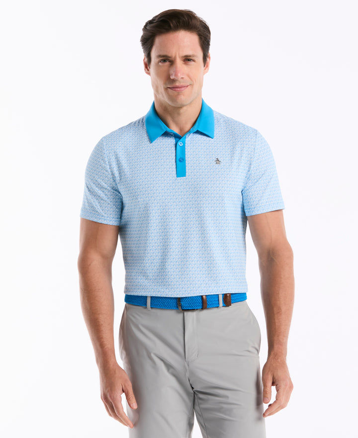 Pete's Tee Time Golf Polo (Malibu Blue) 