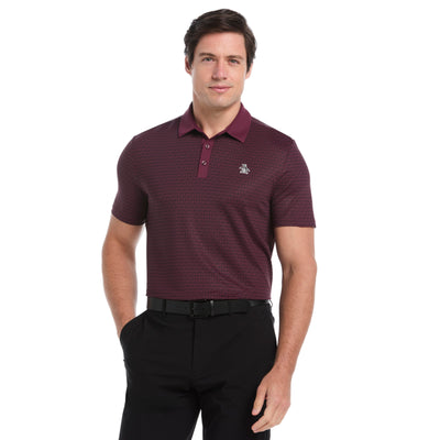 Pete's Tee Time Golf Polo-Golf Polos-Mauve Wine-XS-Original Penguin