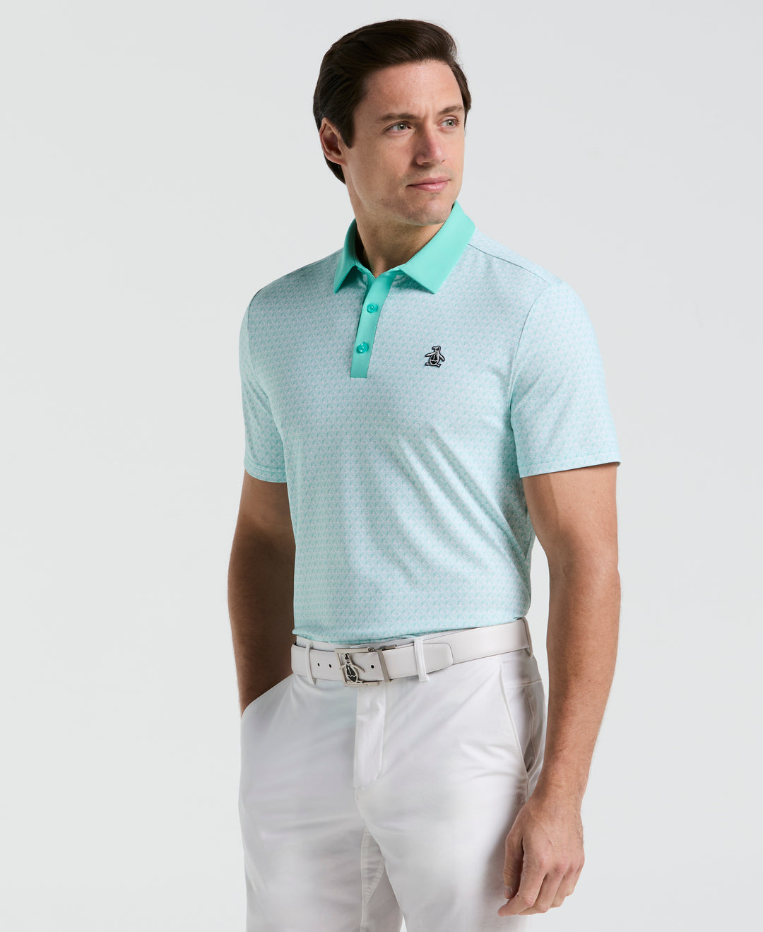 Pete's Tee Time Golf Polo (Pool Blue) 