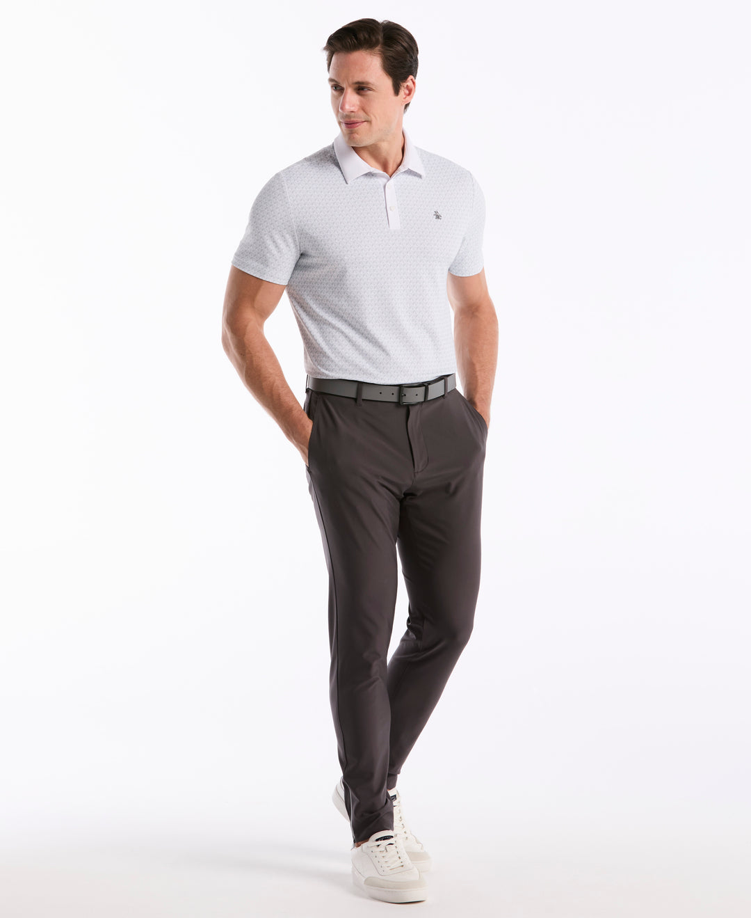 Pete's Tee Time Golf Polo (Bright White) 