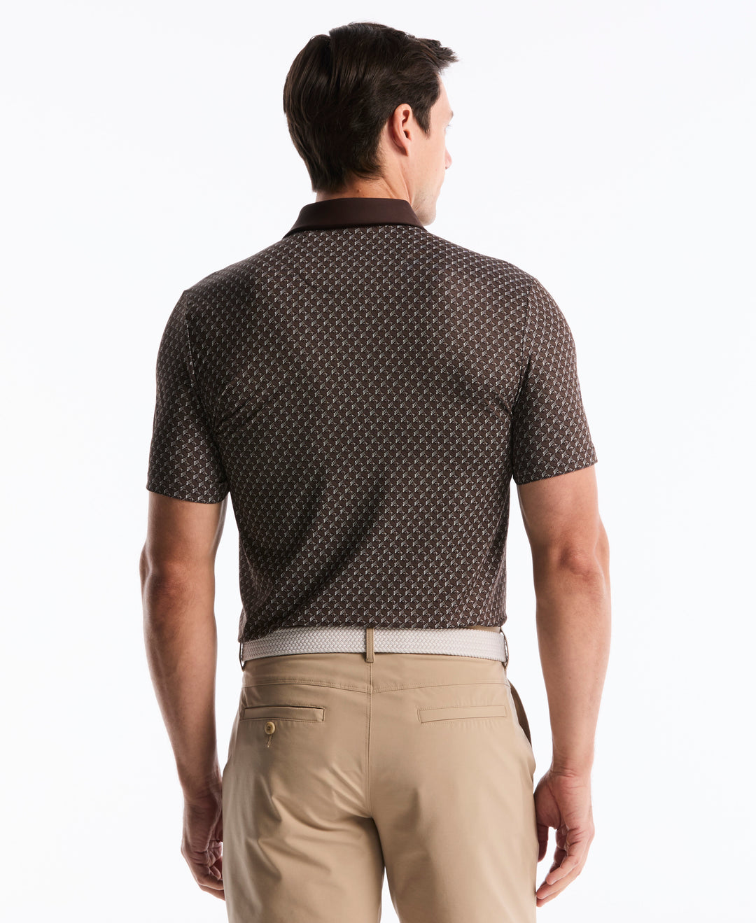 Pete's Tee Time Golf Polo (Chocolate Torte) 