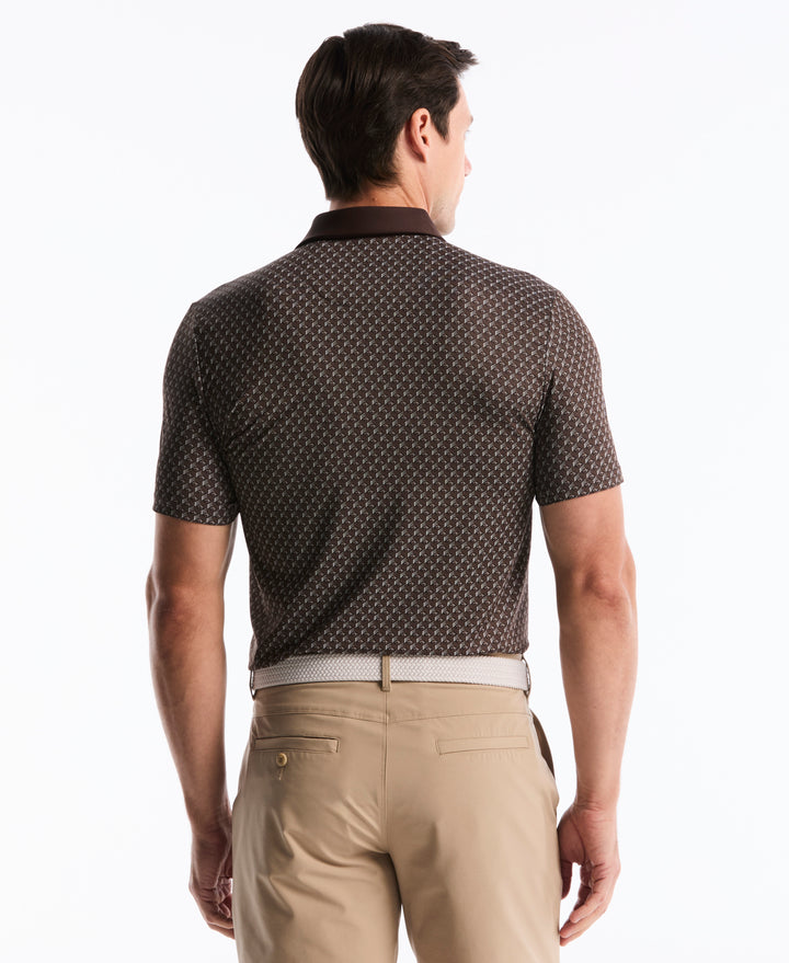 Pete's Tee Time Golf Polo (Chocolate Torte) 