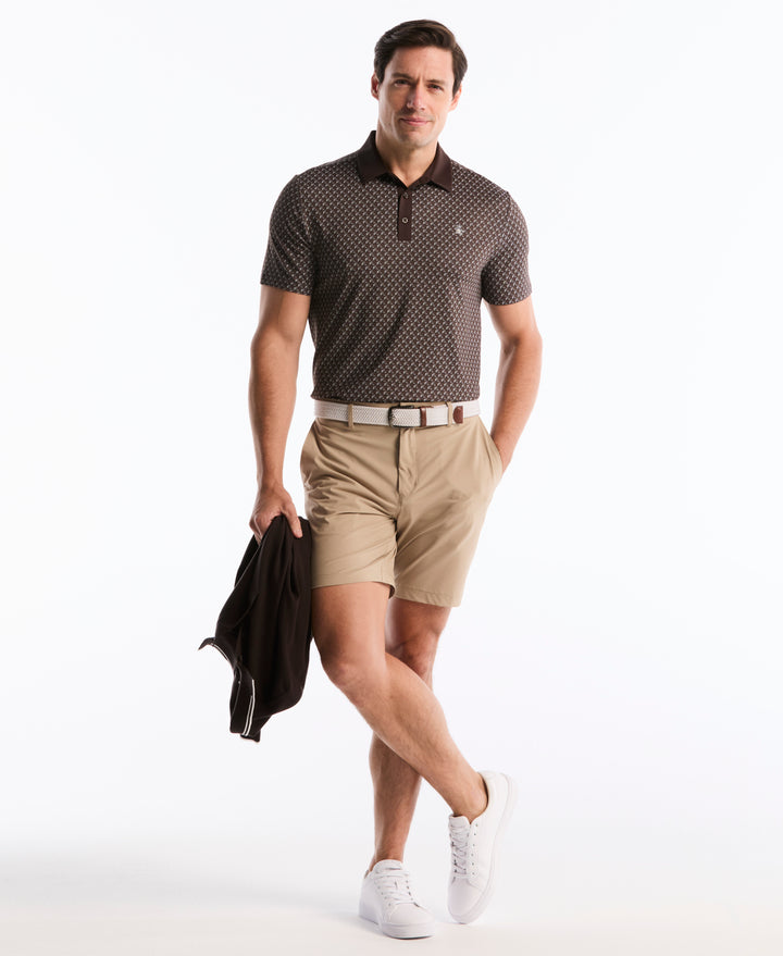 Pete's Tee Time Golf Polo (Chocolate Torte) 