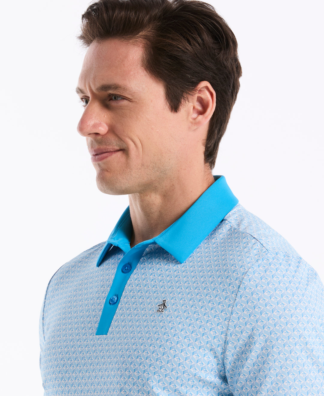 Pete's Tee Time Golf Polo (Malibu Blue) 
