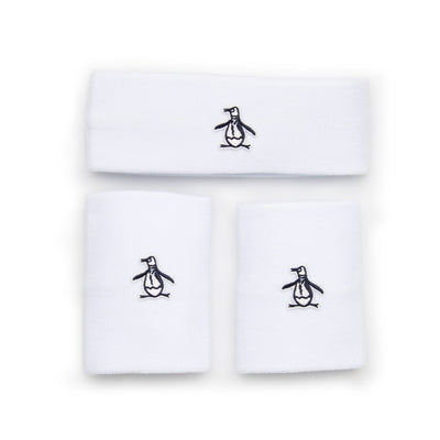 Pete Headband And Wristband Set (Bright White) 