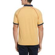 Piped Jacquard Polo (Mineral Yellow) 