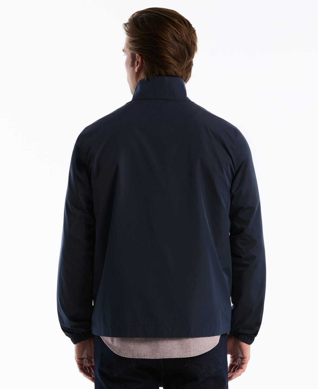 Piped Shell Windbreaker (Dark Sapphire) 