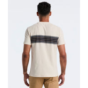 Pique Yard Dye Chest Stripe Tee (Birch) 