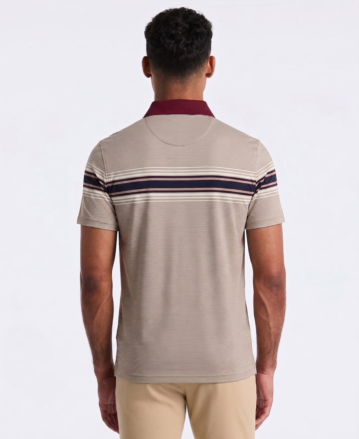 Pique Engineered Stripe Polo-Polos-Original Penguin