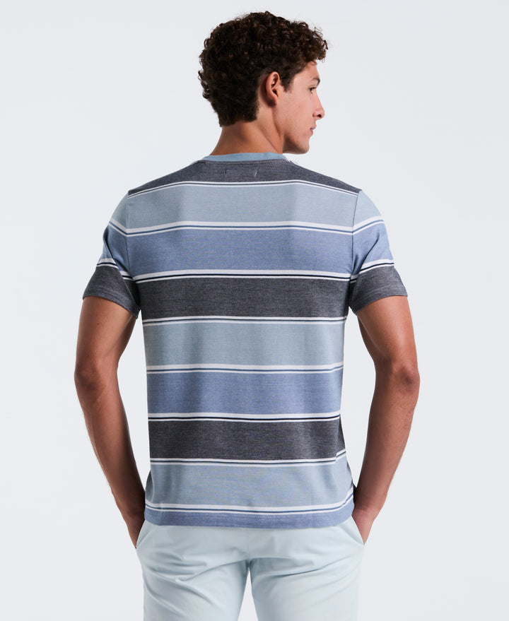 Pique Gradient Stripe Tee (Citadel) 