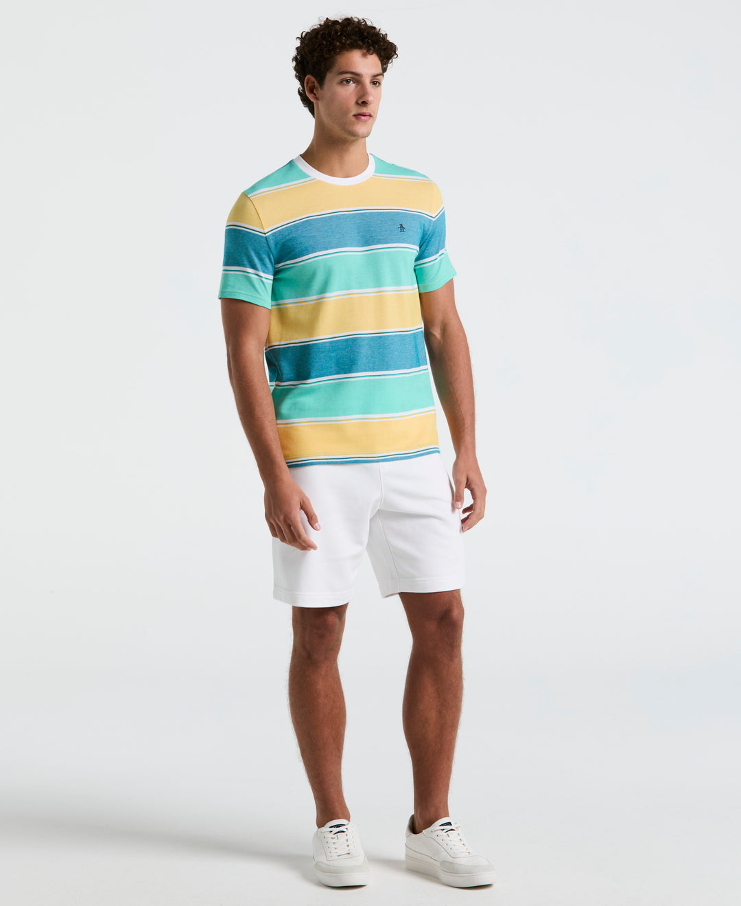 Pique Gradient Stripe Tee (Citadel) 