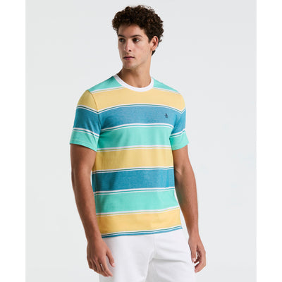Pique Gradient Stripe Tee (Popcorn) 