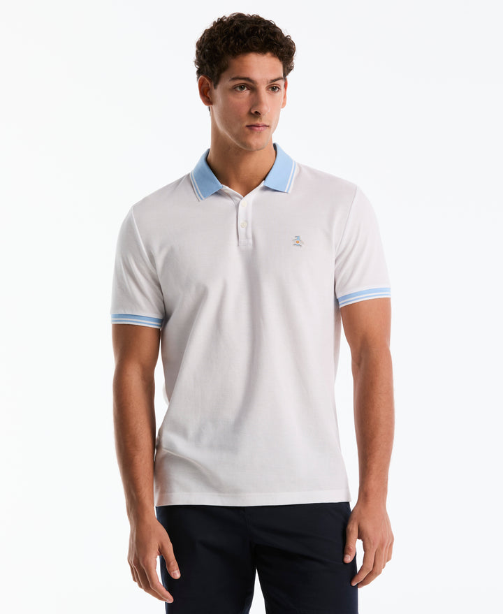 Argentina National Cotton Pique Polo (Bright White) 