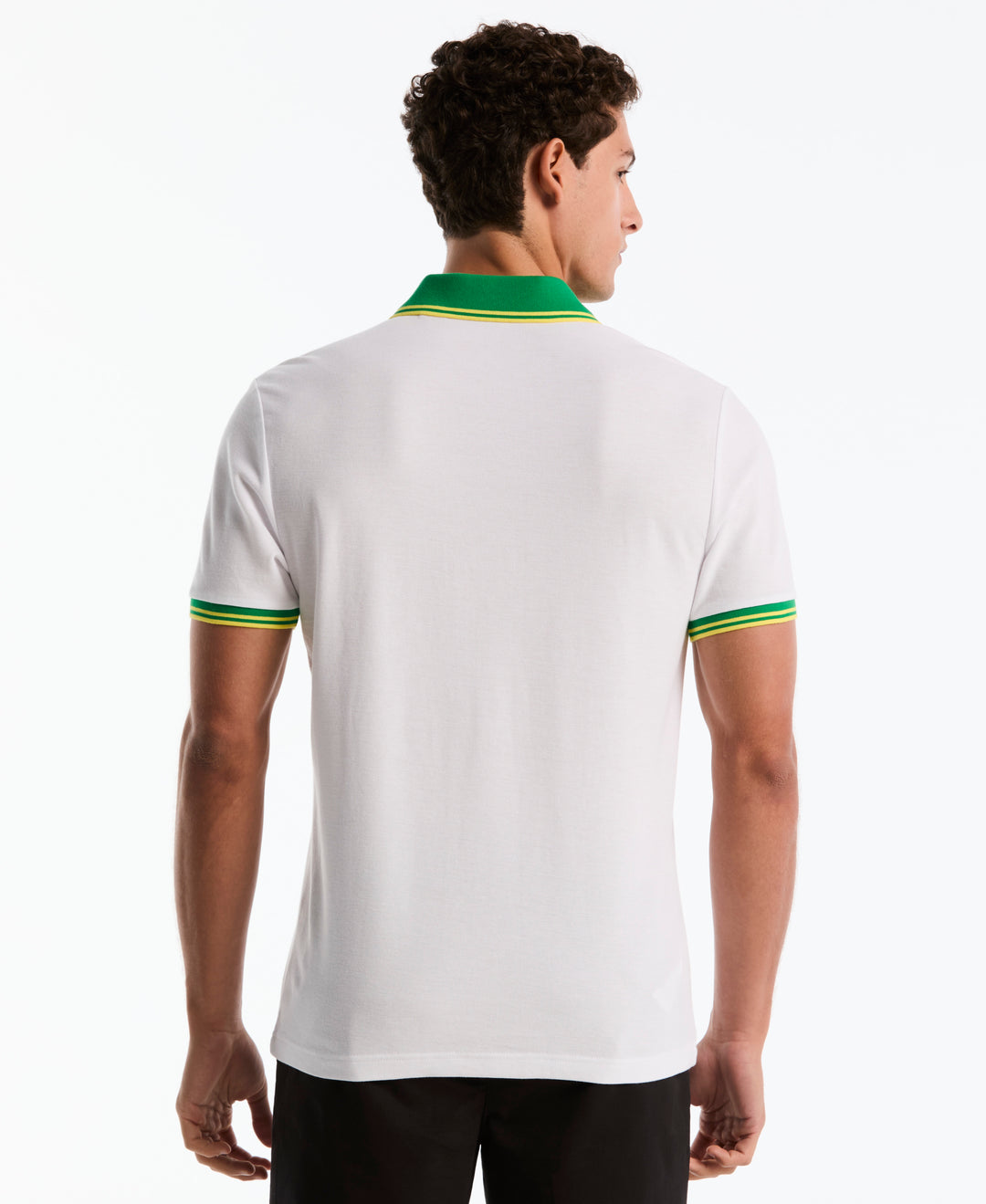 Brasil National Cotton Pique Polo (Bright White) 