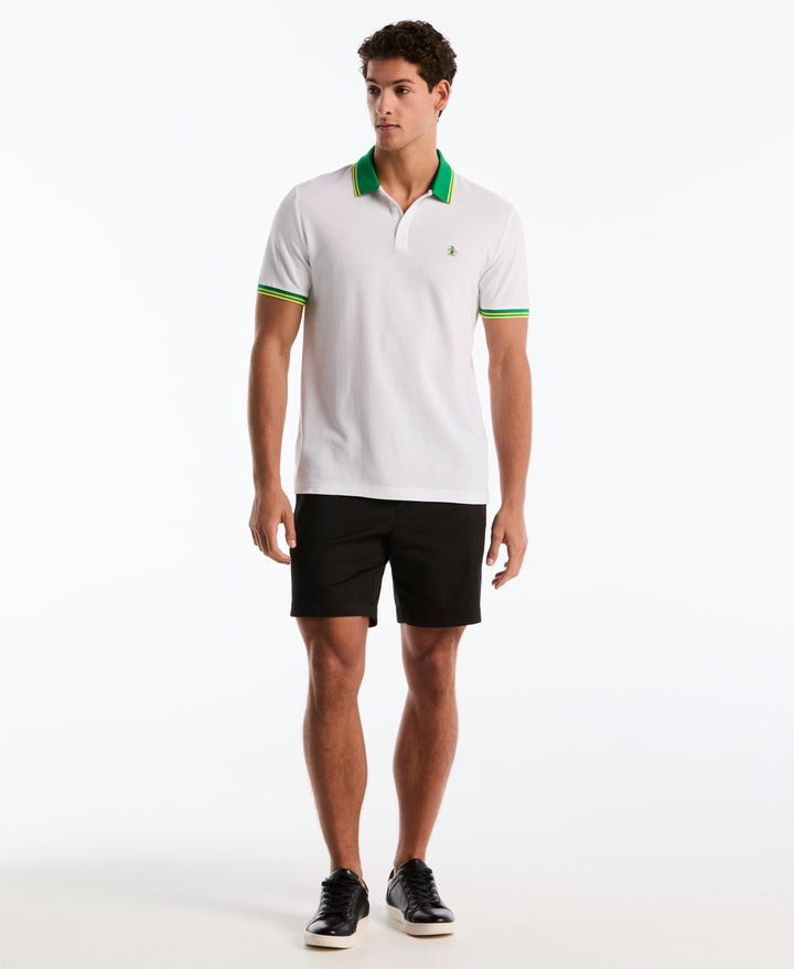 Brasil National Cotton Pique Polo (Bright White) 
