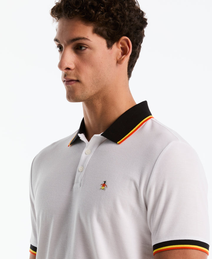 Cotton Pique National Polo Germany (Bright White) 