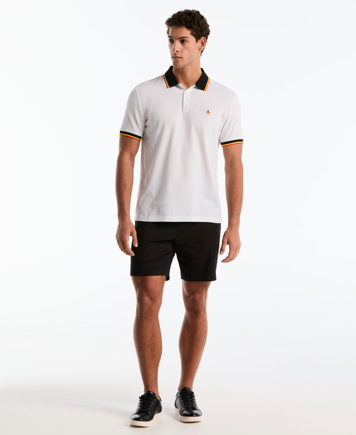 Cotton Pique National Polo Germany (Bright White) 