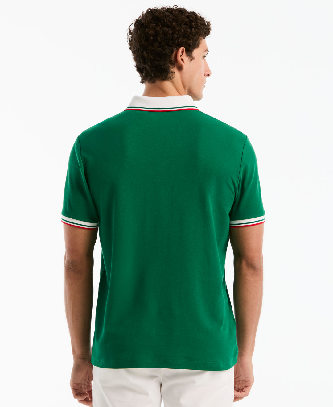 Cotton Pique National Polo (Green Jacket) 